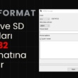 GUIFormat – USB ve SD Kartları FAT32 Formatına Çevirme