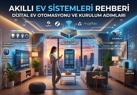 Geleceğin teknolojisiyle donatılmış, güvenli ve enerji tasarruflu bir yaşam alanı için hazırladığımız kapsamlı akıllı ev sistemleri rehberini hemen keşfedin.