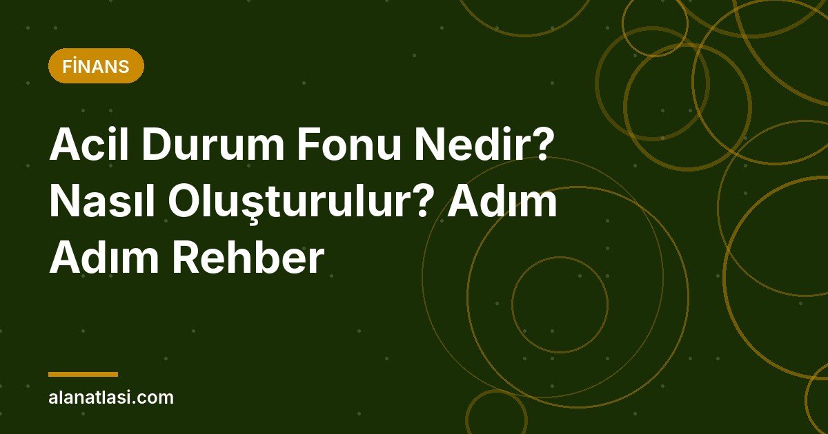 Acil durum fonu nasıl oluşturulur rehberi kapak görseli
