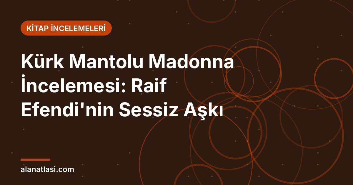 Kürk Mantolu Madonna kitap incelemesi kapak görseli